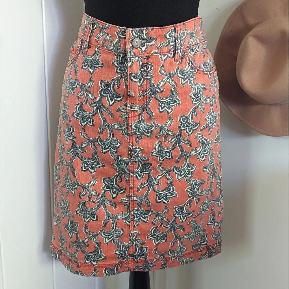Pilcro & the Letterpress Coastal Cowgirl Academia Preppy Countryside Skirt 28